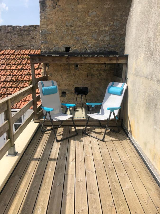Authentique Maison De Pecheur A Port-En-Bessin Екстериор снимка